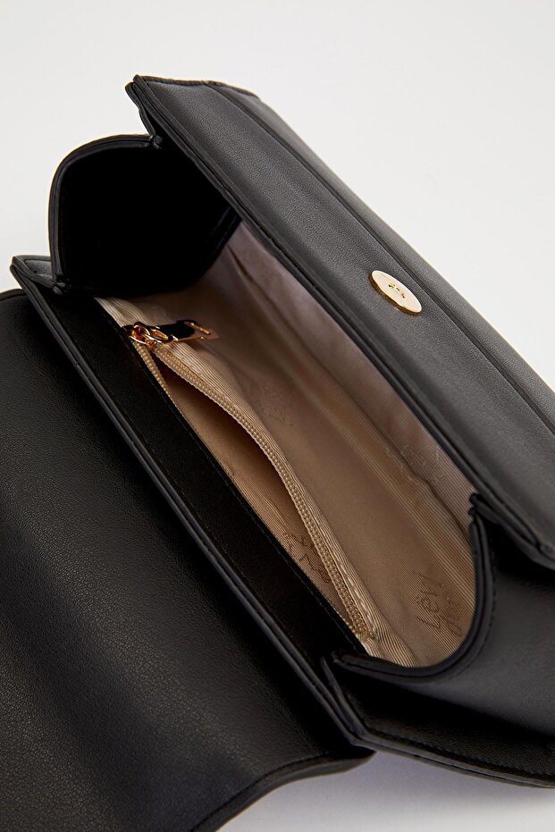 Elips Görünümlü El Çantası - 4