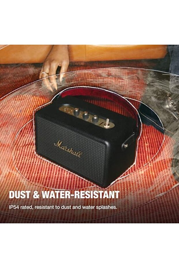 مكبر صوت كيلبورن ٣ المحمول بتقنية البلوتوث - أسود ونحاسي - 8