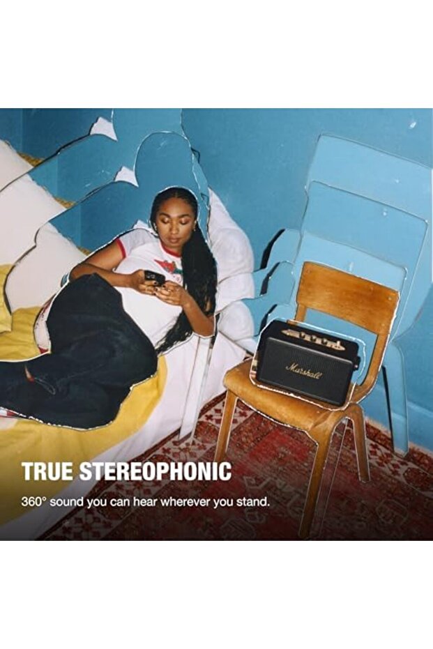 مكبر صوت كيلبورن ٣ المحمول بتقنية البلوتوث - أسود ونحاسي - 6