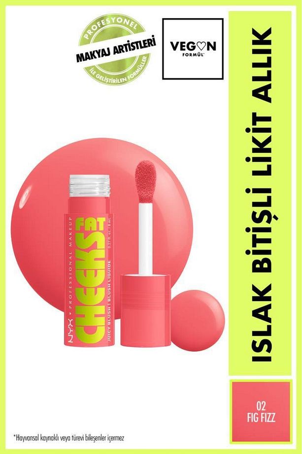 Fat Cheeks Islak Bitişli Likit Allık - 2 Fig Fizz - 1