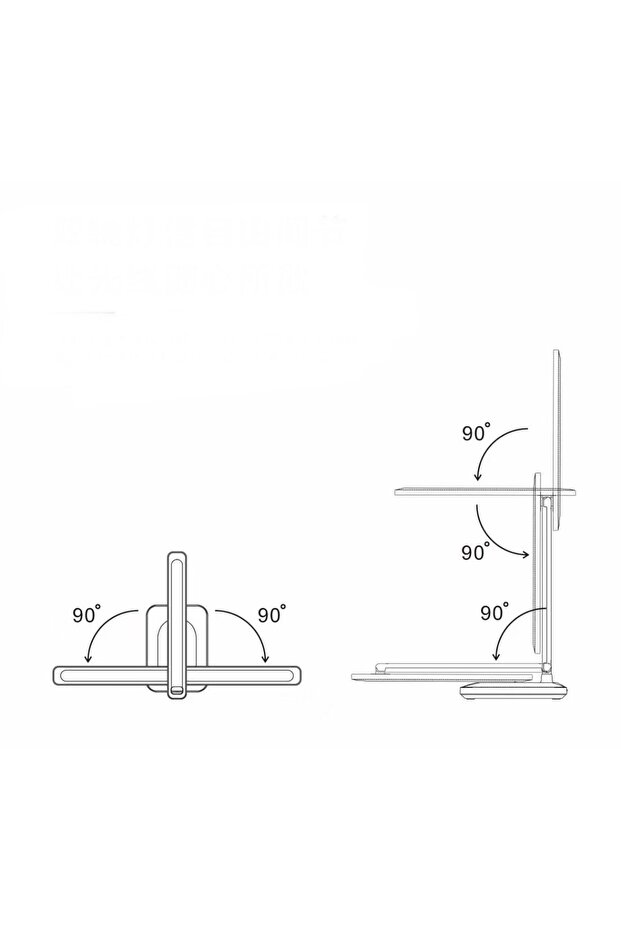 Foldable, multifunctional desk lamp, white - 10