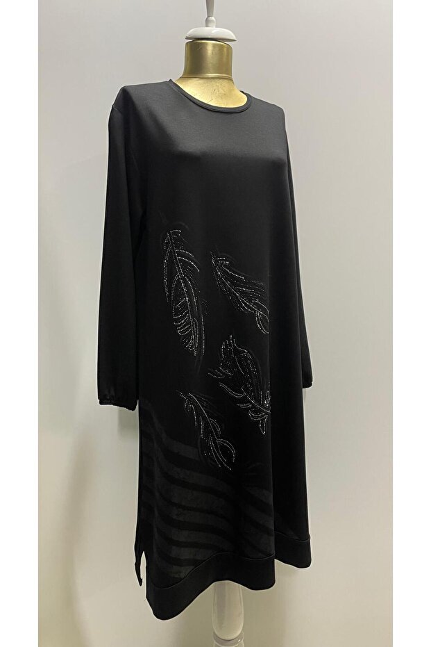 taş baskılı tunik - 1