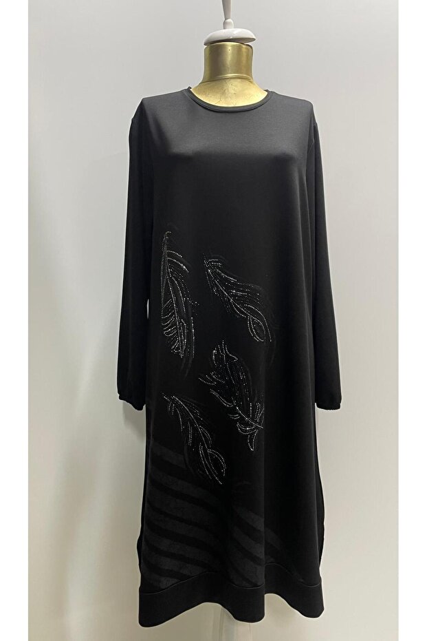 taş baskılı tunik - 2