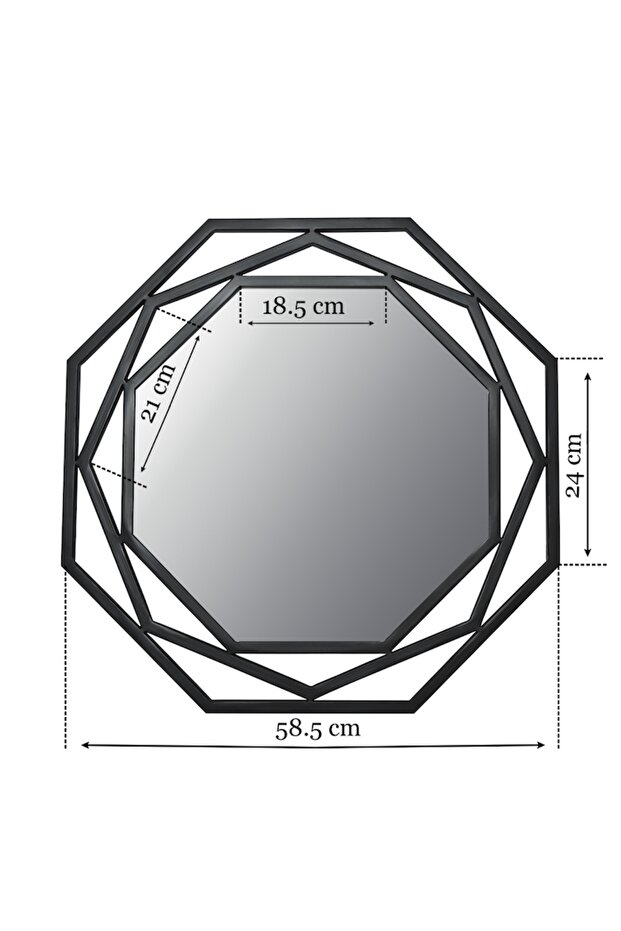 AFRODITA mirror, octagonal - 3