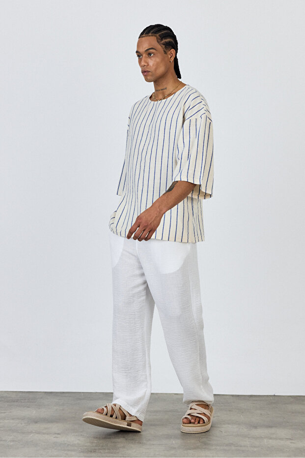 Fakir Kol Oversize Basic T-shirt AG-Y36104LNS - 7