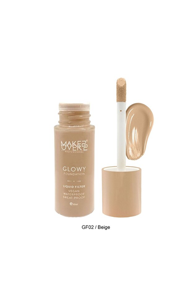 Glowy Foundation Liquid Filter Beige-GF02 - 2