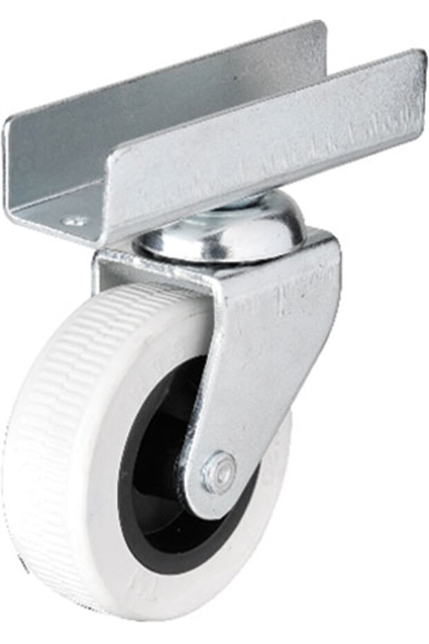 Hts 323 - 50x20 mm Gri Uzun U Tablalı Teker 4 Adet - 1