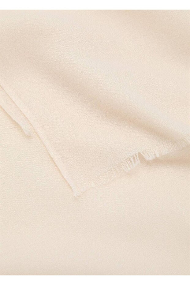 Püsküllü uçlu düz fular - 1