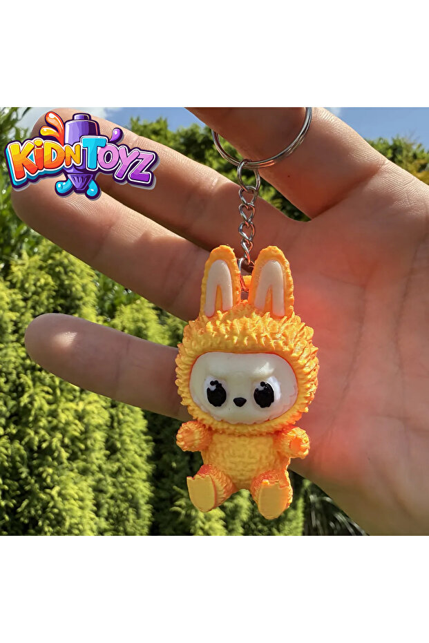 Labubu 3D Anahtarlık Charm – Sevimli Mini Figür 5.5cm (Rastgele Renkler) - 3