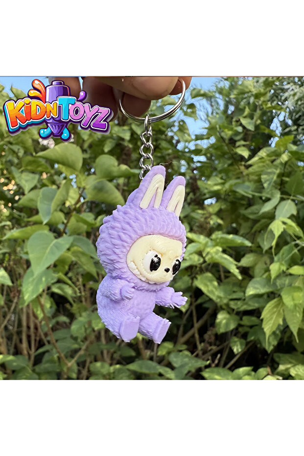 Labubu 3D Anahtarlık Charm – Sevimli Mini Figür 5.5cm (Rastgele Renkler) - 7
