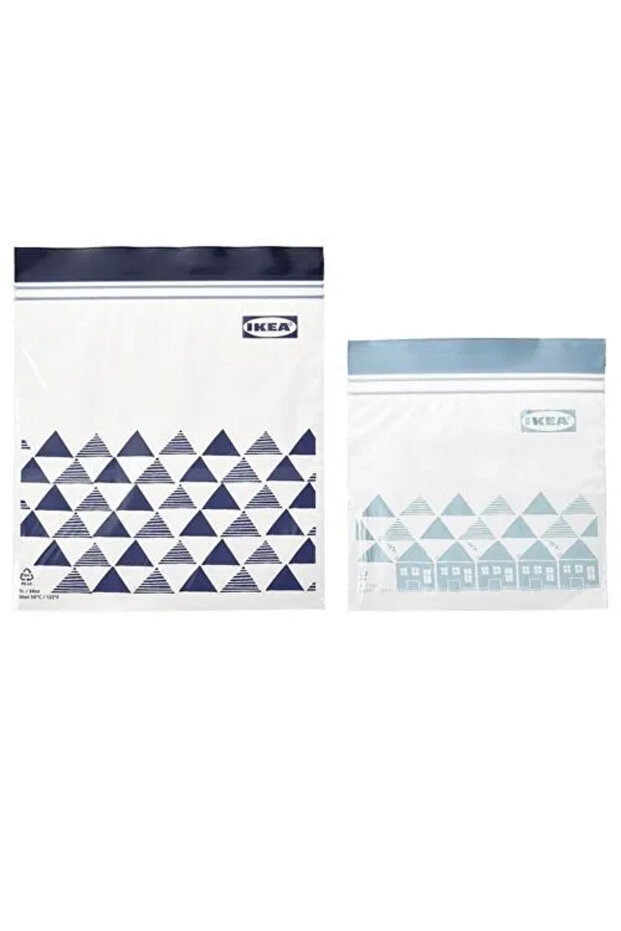 Premium Product Quality Production Durable Stylish 0.4 Lt 1 Lt 60 Pieces Lockable Refrigerator Bag Istad