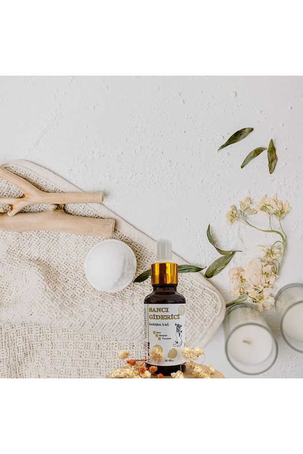ADET SANCI GİDERİCİ DESTEK YAĞI 30 ML (ZENCEFİL- TARÇIN-BİBERİYE-SARDUNYA) DİSMENORE REGL DÖNEMİ - 3