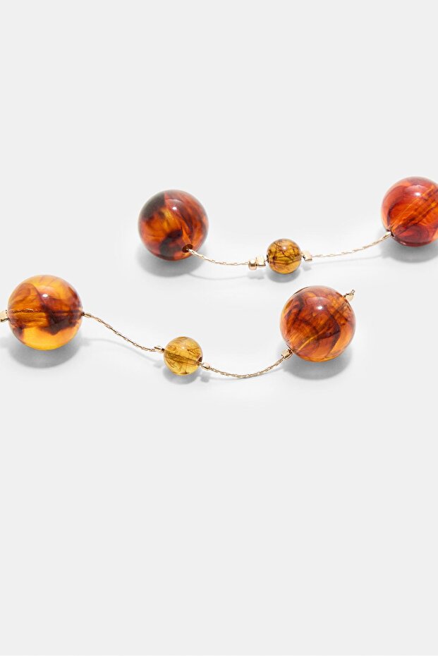 Ball dangle earrings - 5