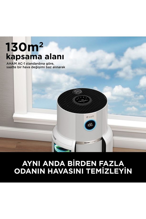 Drmz En Temiz Neverchange5 Clean Sense IQ Hava Temizleyicisi Max,Alerji+Virüs Temizler,HEPA FİLTRE - 3