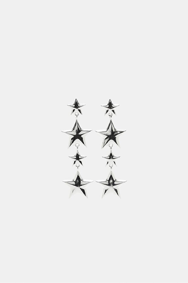 Star long earrings - 1