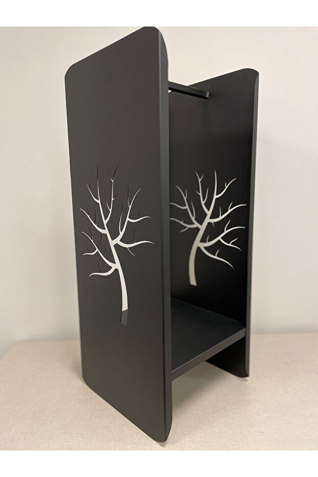 Api Design Metal Ağaç Desenli Odunluk - 1