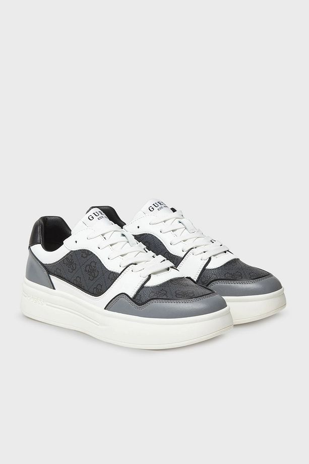 Winno2 4G Logolu Hakiki Deri Karışımlı Kalın Taban Sneaker Ayakkabı FMTWI2ELL12 Erkek AYAKKABI - 2