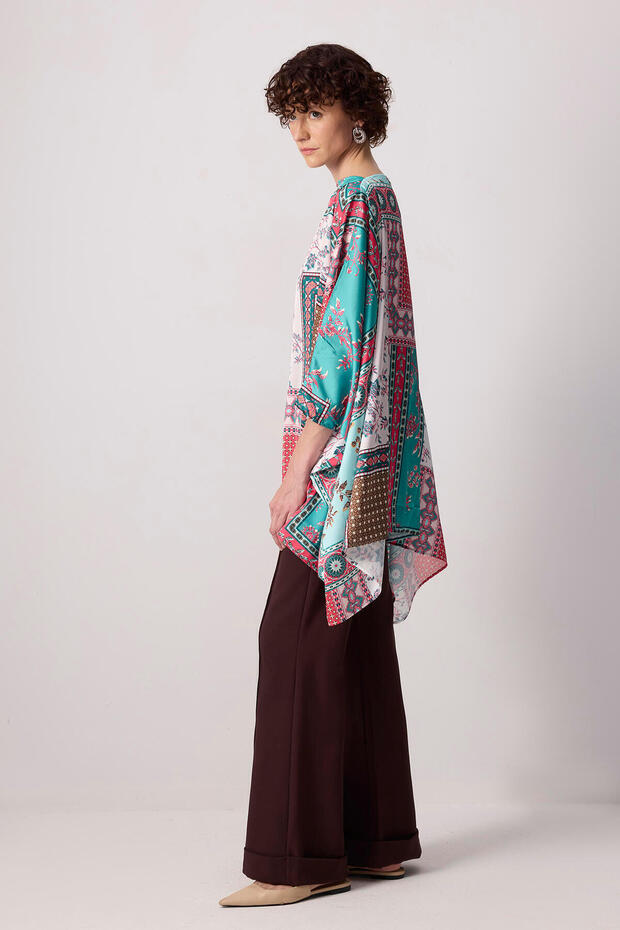 تونيك بأكمام طويلة منقوشة - 3