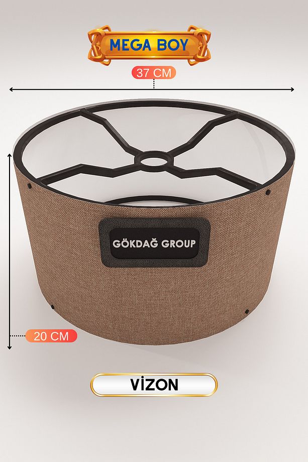 Vizon Lambader Başlığı 37 CM Mega Boy Pratik Kurulum - 1