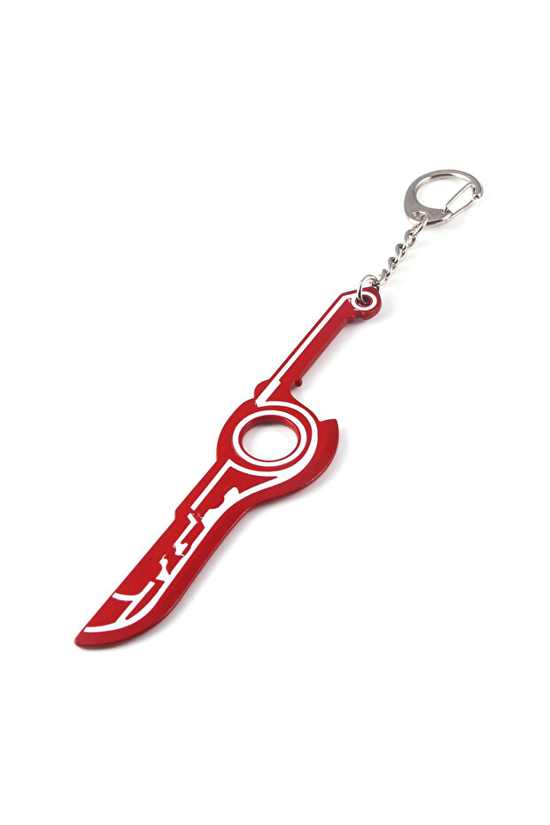 سلسلة مفاتيح معدنية من لعبة K908 Xenoblade Chronicles 2 من MONADO Pyra Mythra Sword Rex Core Chaveiro