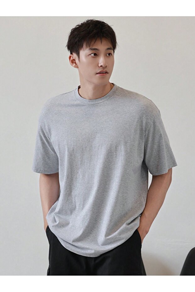 تيشيرت رجالي ذو رقبة مسطحة - 4