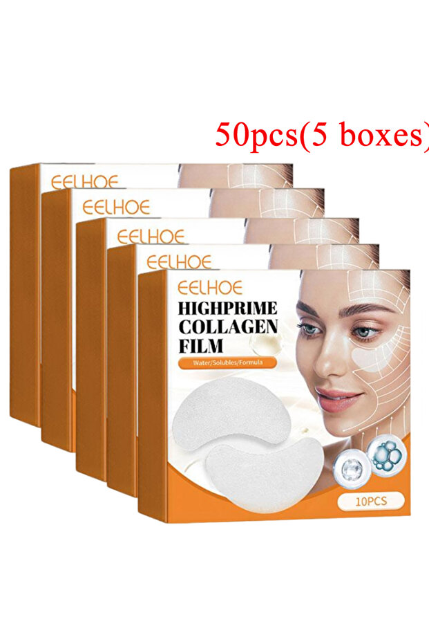 5boxes 5 BOXES Collagen Soluble Patches Film Anti Wrinkles Remove Dark Circles Facial Mask Moisturiz