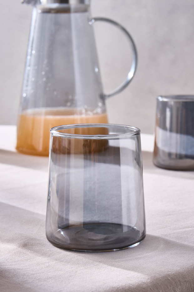 Serene 7 Parça Bardak Seti Antrasit - 3