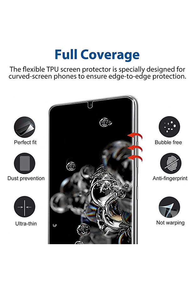 Privacy PolyFlex Impact Proof Film for Xiaomi Redmi Note 14 5G, Compatible with any case - 3