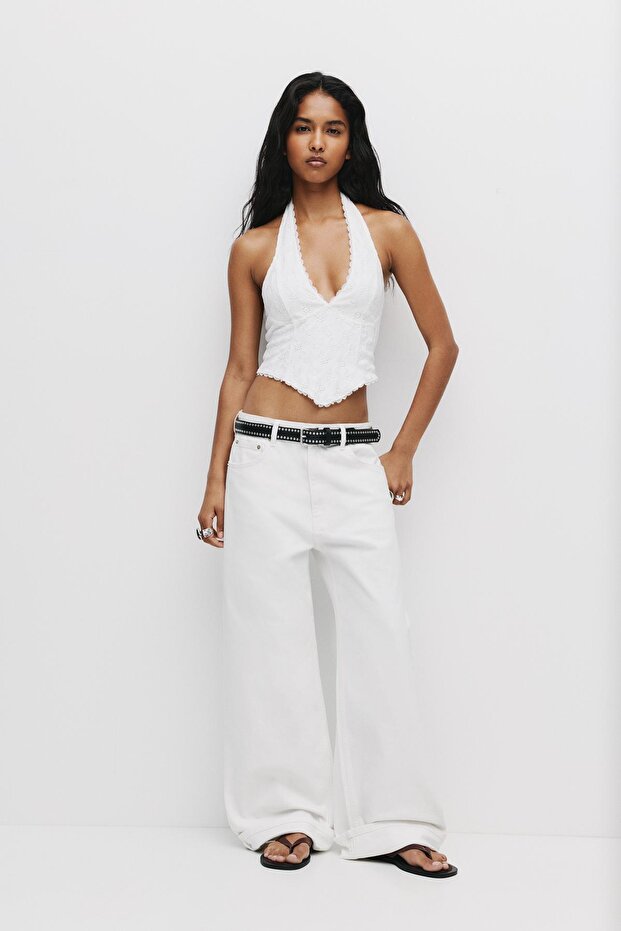 Beyaz halter top - 3