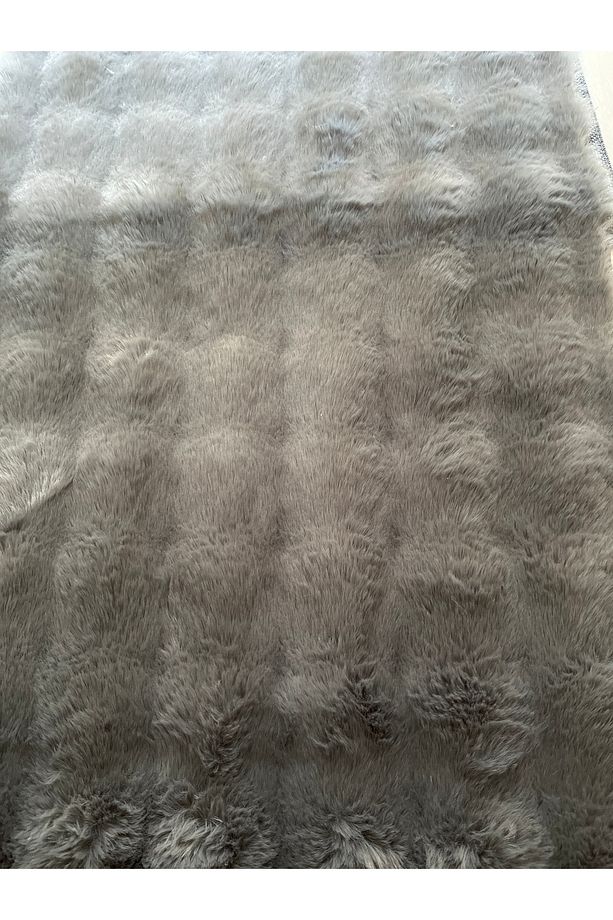 Tavşan tüyü kürk peluş yıkanabilir buble klozet takımı - 3