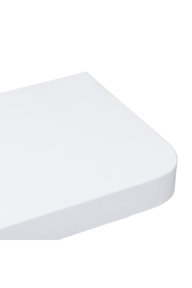 رف حائط عائم بزاوية مستديرة ثابتة 60 سم - 3