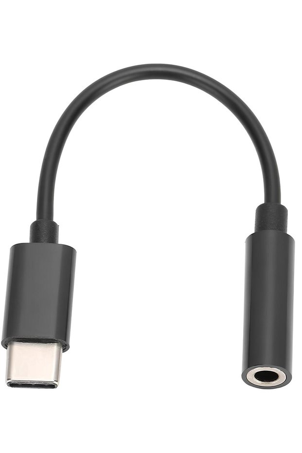 Type-C Male to 3.5mm Jack Female Aux Converter Short Cable 5-10cm Adapter