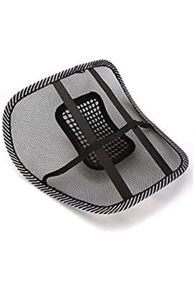 YU WELL Mesh Ventilation Back Rest with Lumbar Support Mesh Cushion Pad Universal Back Lumbar Suppor