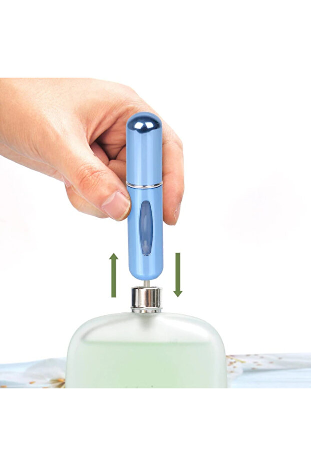 Refillable perfume bottle, 5ml, Silver - 5