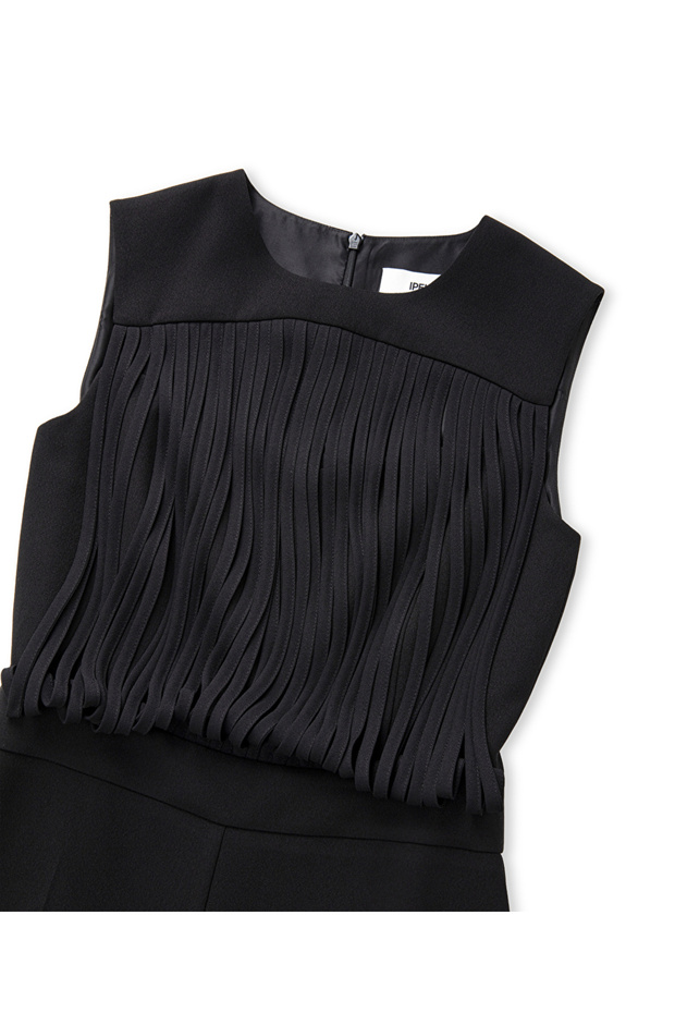 Kumaş şeritli tulum - 4