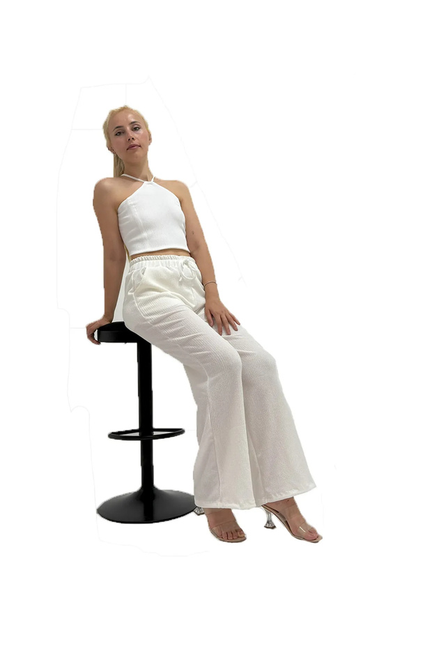 Backless Pants for Women - Crop Suit (Lined / Unlined)