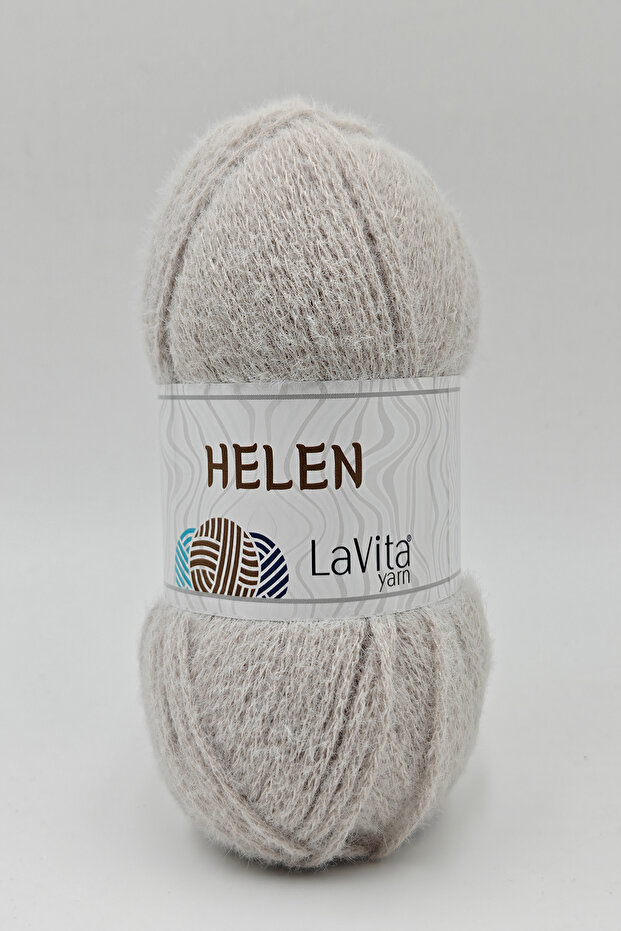 Helen Hand Knitting Yarn 100% Exclusive Polyamide 100Gr (9797 A.Gray)
