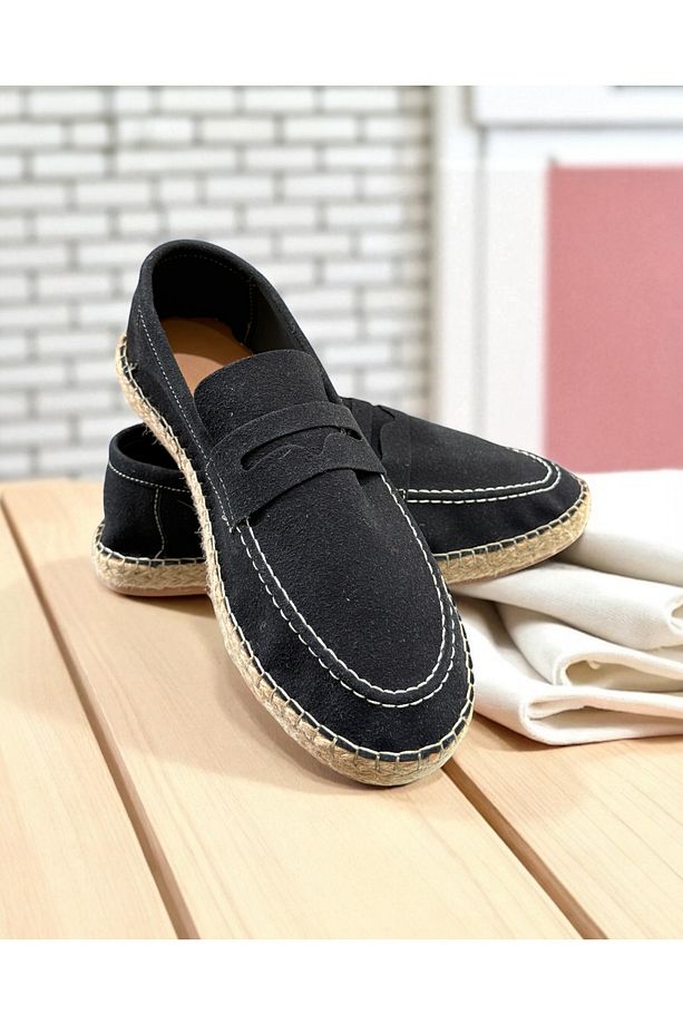 Hasır Detaylı Erkek Espadril - 6