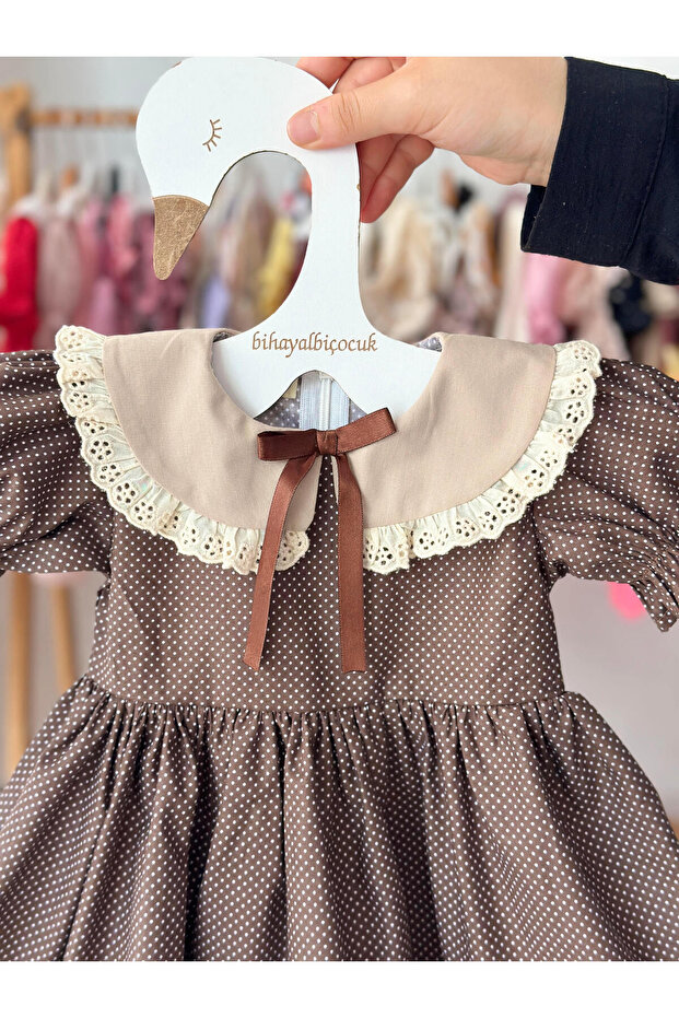 Viola - Puantiyeli Elbise - 2