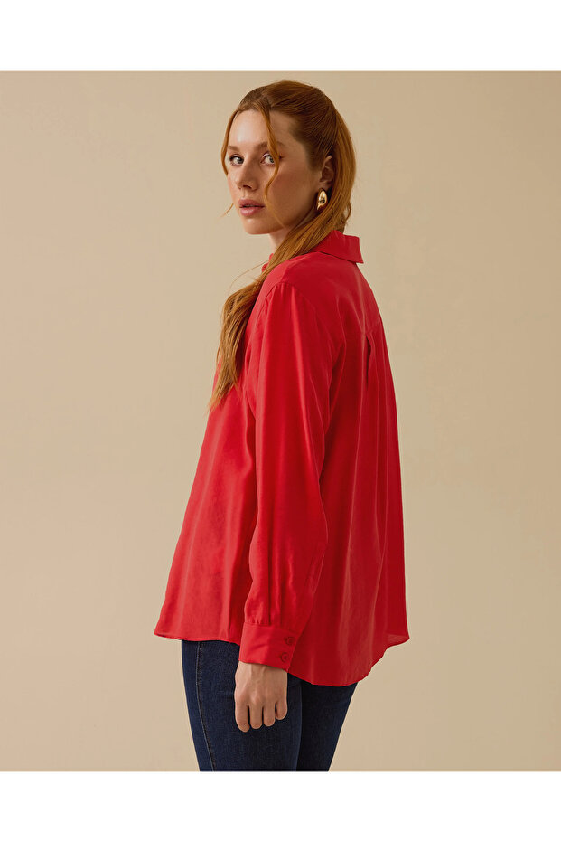 Seçil Gömlek 10002511510010 Kırmızı - 5