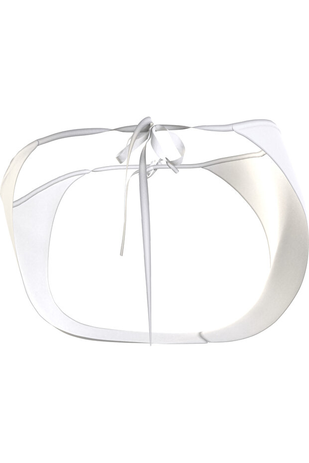 STRING SIDE TIE Kadın Beyaz Bikini Altı - 2