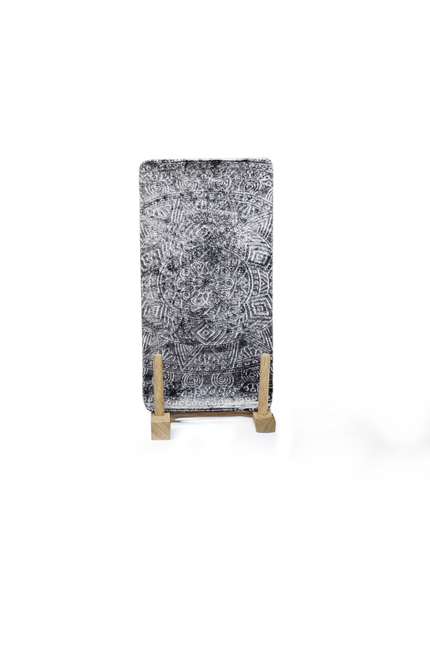 Ginko Ceramic Rectangle Serving Plate (Multicolor, 12.5 x 24cm)