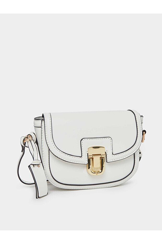 حقيبة كروس صلبة مع حزام قابل للتعديل - 1