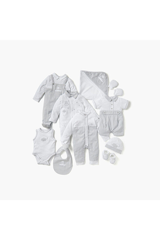 بدلة نوم سادة بأكمام طويلة وإغلاق بأزرار كبس - 5