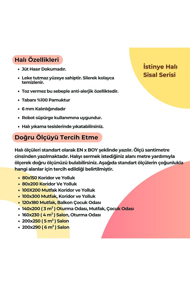 SİSAL-4 ANTRASİT Jüt Hasır Dokulu Salon Koridor Mutfak Balkon Halısı-KP - 5