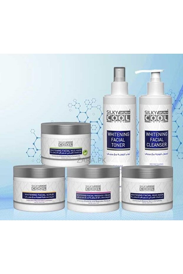Luxuries Whitening Set Contains 6 Whitening Agents, For A Soft And Younger Skin