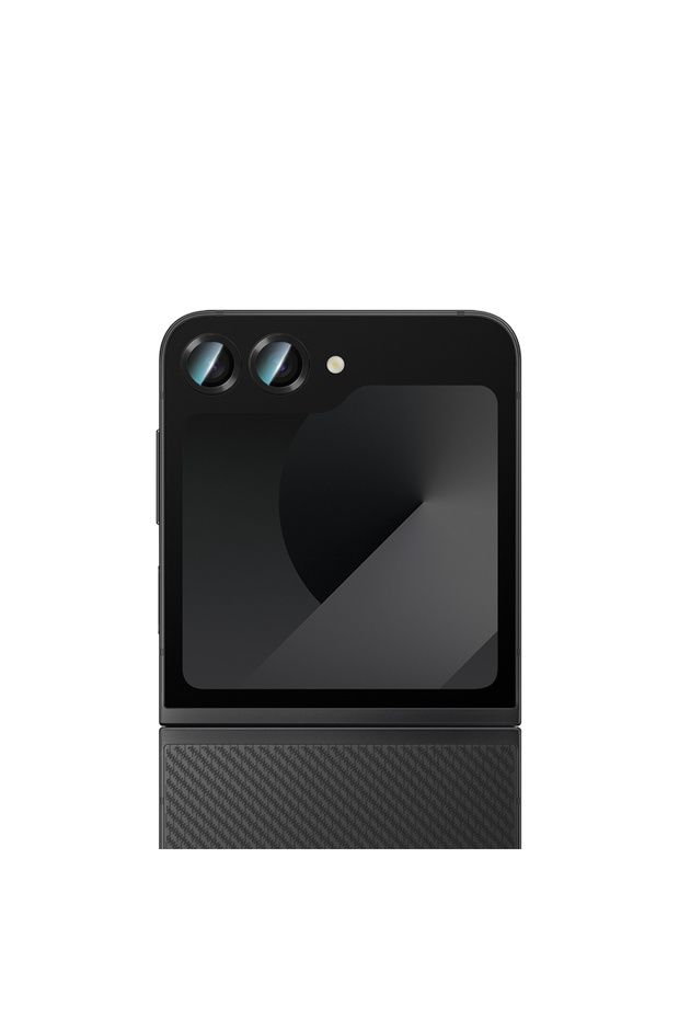 Galaxy Z Flip 6 Compatible Alloy Series Oleophobic Anti Reflective Camera Lens Protector Black