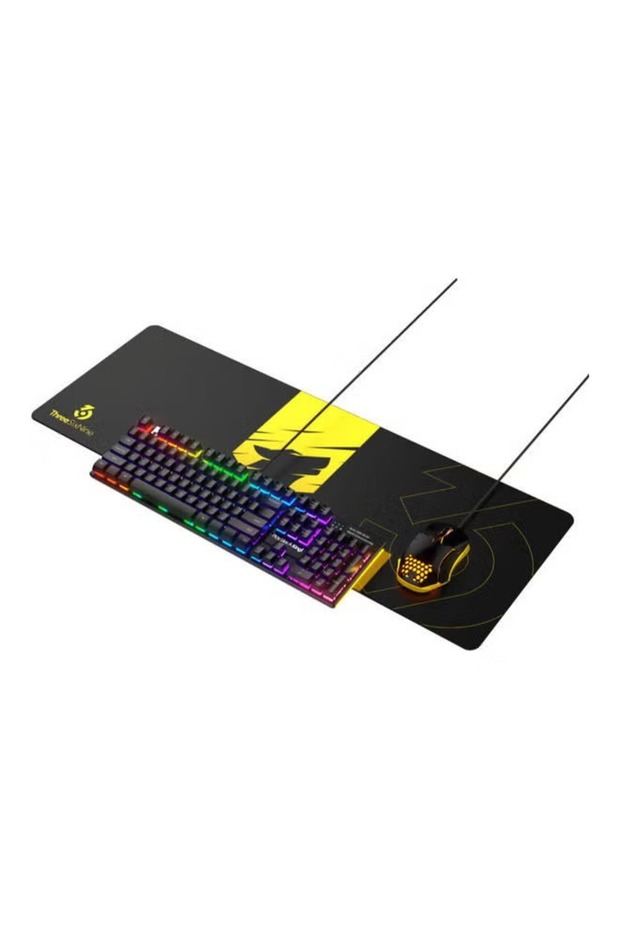 ماوس الألعاب LED ولوحة الماوس الميكانيكية - 1