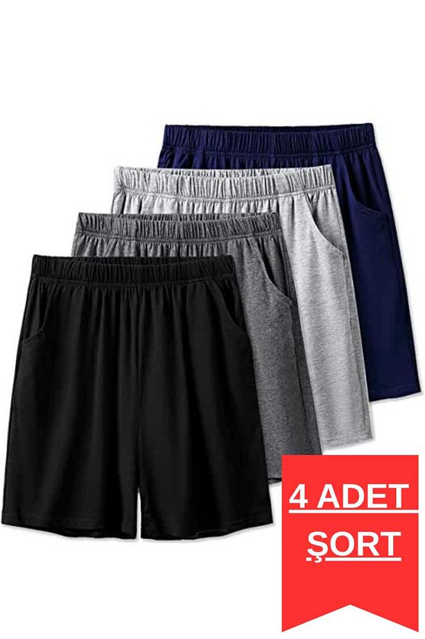 Kadın Regular 4'Lü Şort seti - 1