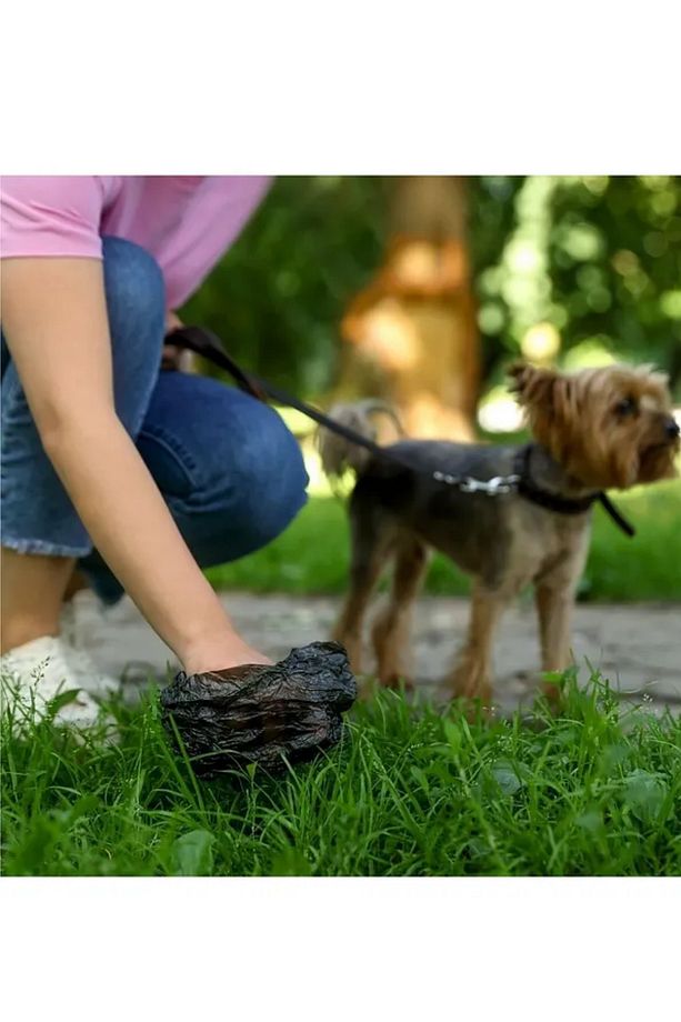 Evcil Hayvan Kedi Köpek Dışkı Poşeti Kaka Toplama Rulosu Torbası Poşeti 12 Rulo 180 Adet - 4